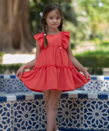 Vestido coral