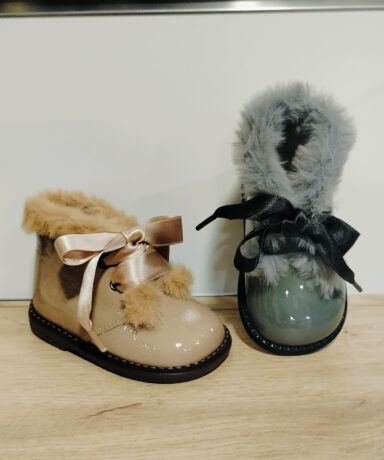 Botita de charol con pelito - Andanines