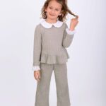 Conjunto beige de dos piezas niña-Nekenia - Imagen 2