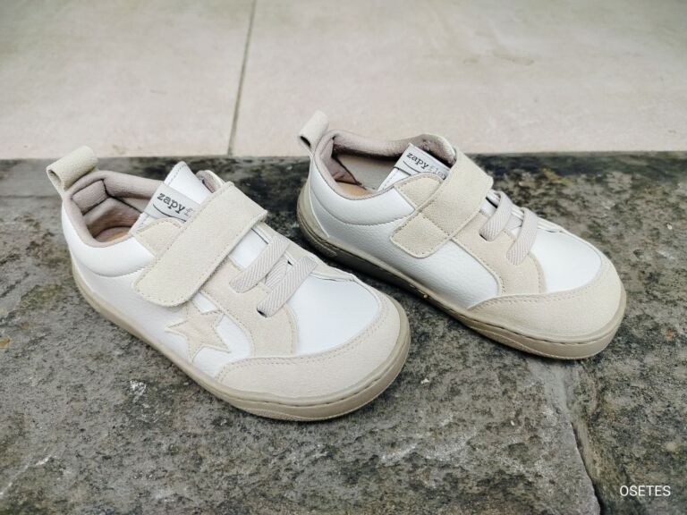 Playeros blaco y beige - Zapy