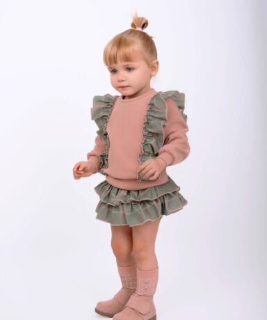 Conjunto sudadera braga-falda - Nekenia