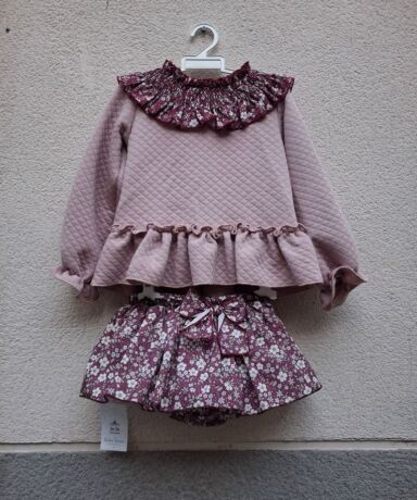 Conjunto falda granate - Dulce tiovivo