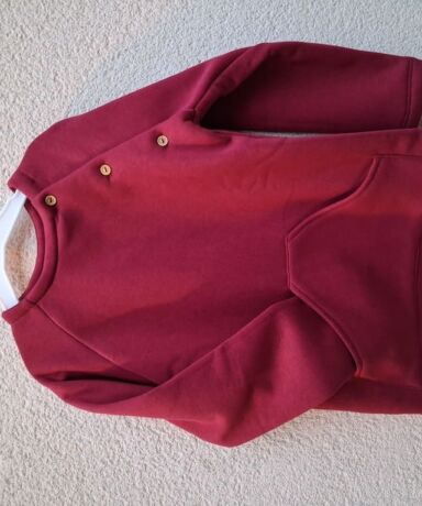 Sudadera niño granate - Dulce tiovivo